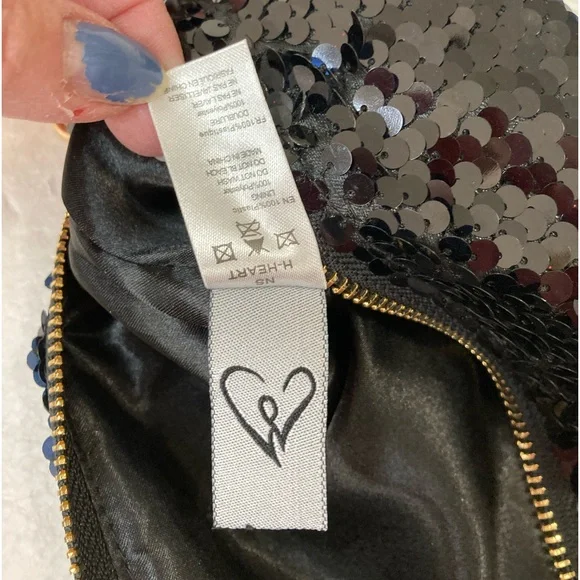 Black sequine purse - Picture 7 of 11